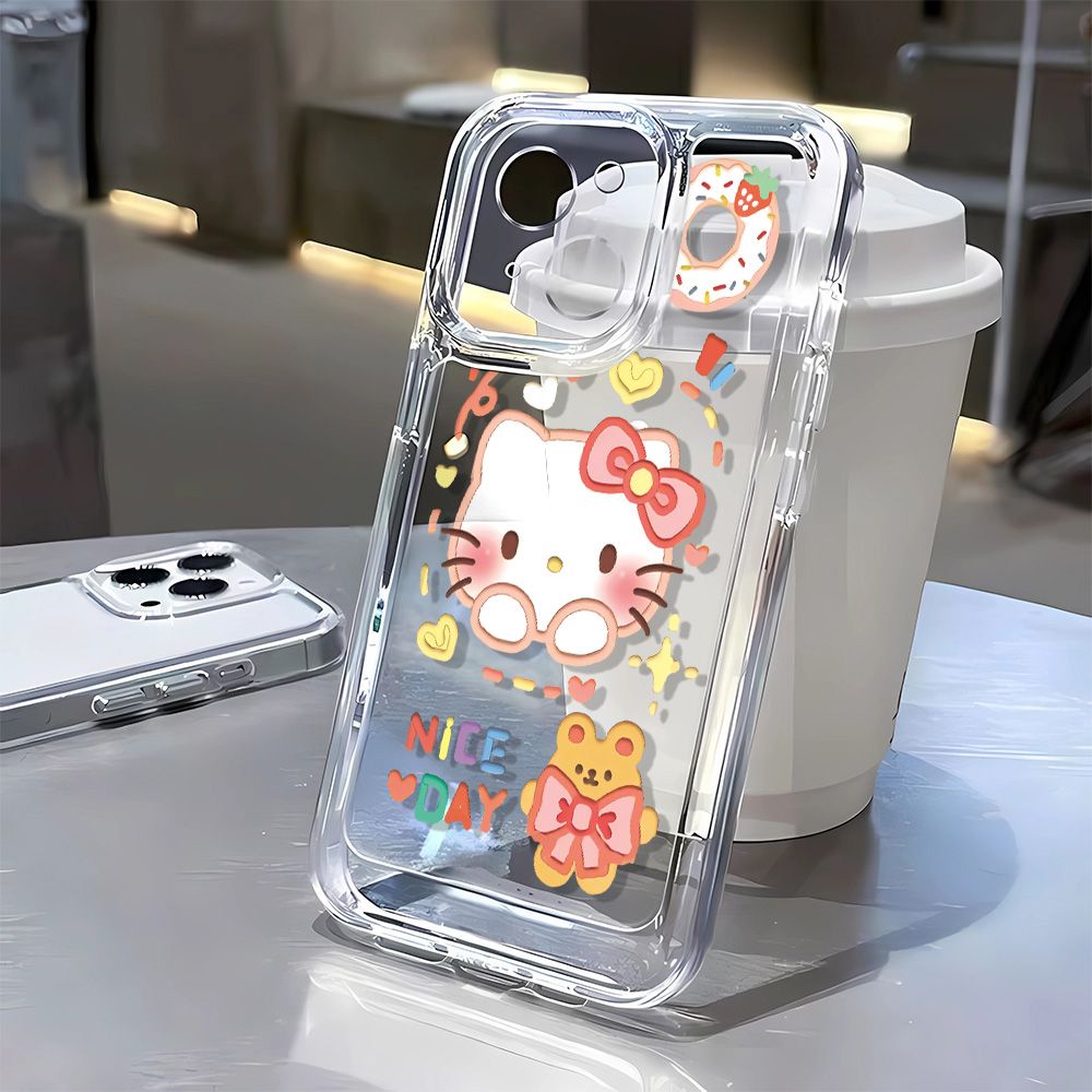 Ốp Điện Thoại Dẻo Họa Tiết Hoạt Hình Hello Kitty Dễ Thương Cho iPhone14Pro11 87 13 Sxxxa