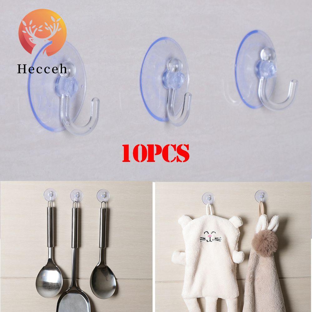 HECCEH Bộ 10 Móc Hít Chân Không Mới Cho Nhà Tắm