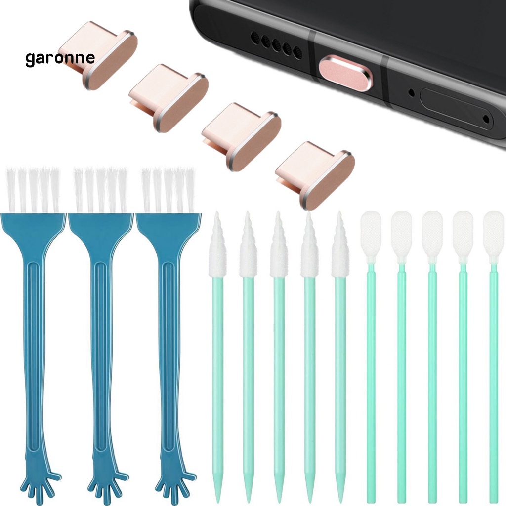 1 Bộ Nút Bịt Cổng Sạc Điện Thoại Mini Chống Bụi Dễ Lắp Đặt