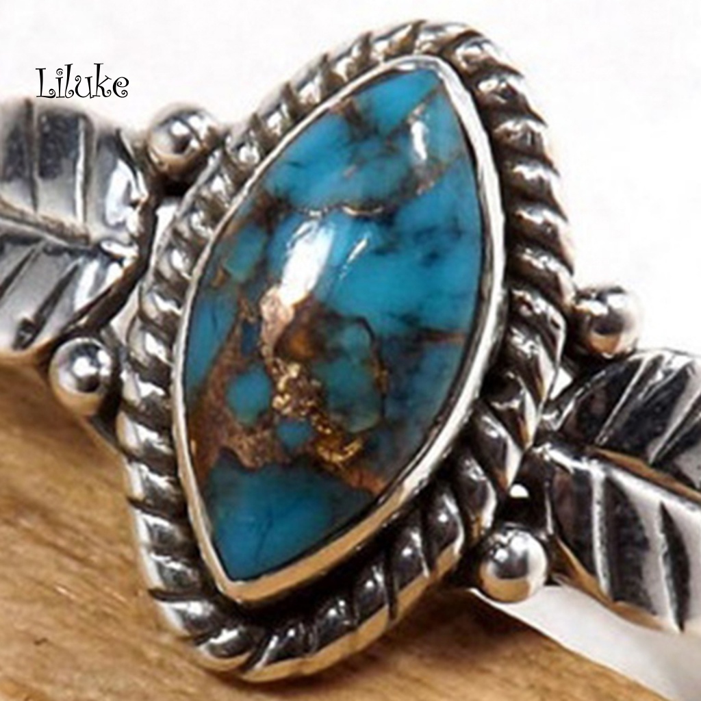 Nhẫn Hợp Kim Trang Trí Hình Chiếc Lá Đính Đá Xinh Xắn Cho Nữ