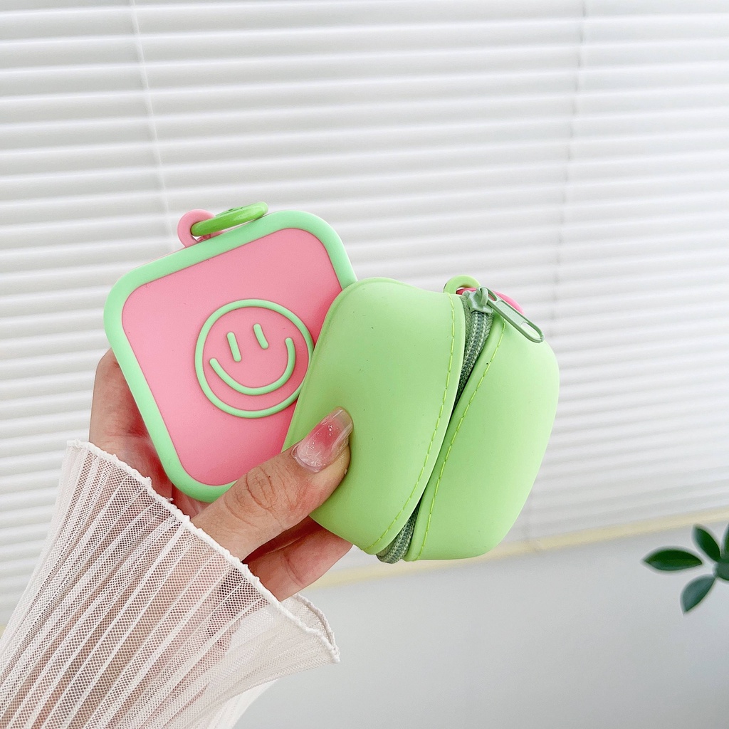 Túi Đựng Tai Nghe / Dây Cáp Sạc USB Mini Họa Tiết Hoạt Hình Dễ Thương