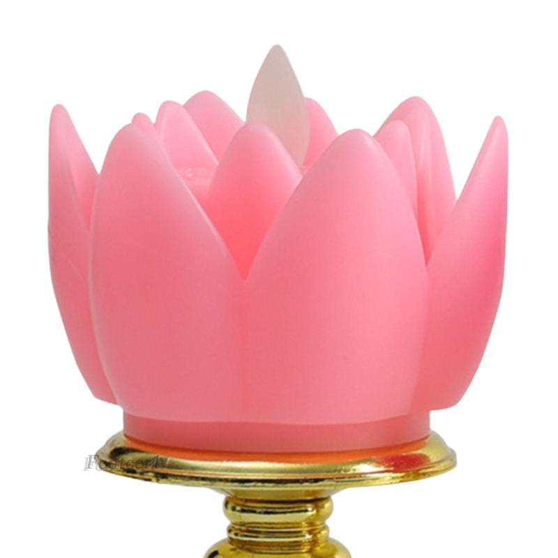 Đèn LED Hình Hoa Sen Phong Cách Phật Giáo Trang Trí Tủ Trưng Bày