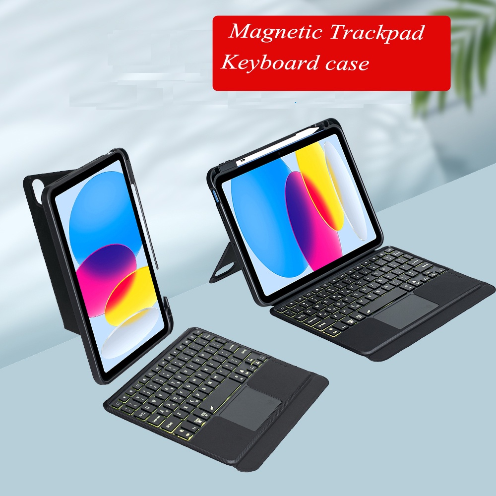 Bao Da Máy Tính Bảng Từ Tính Có Bàn Phím Cho Ipad 10th 10.9 2022 Air 5 Air 4 3 10.5 Pro 11 2021 2020 2018 Mini 6 10.2 Inch 9th 8th 7th