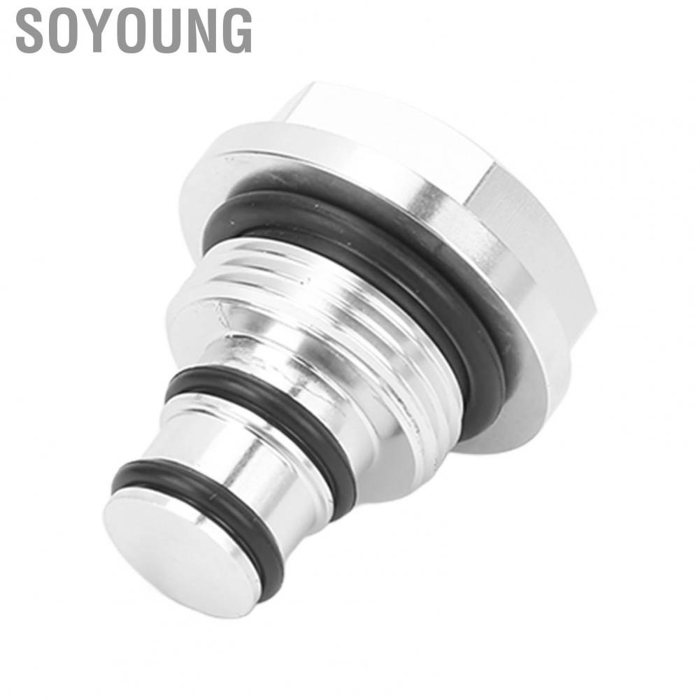 Soyoung BWD 012 Perfect Fit Aluminum Hard Turbo Solenoid Valve Plug Moisture Resistant Durable for Pickup