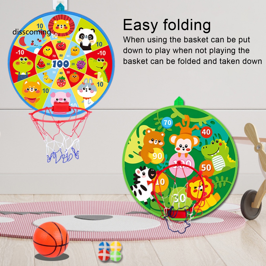 Băng Đô SL SL SL SL SL SL SL| Bộ Đồ Chơi Phi Tiêu Với Vòng Bóng Rổ An Toàn Bền Và Ngoài Trời Cho Trẻ Em Bao Gồm Máy Bơm Không Khí Và Số 8 Dính