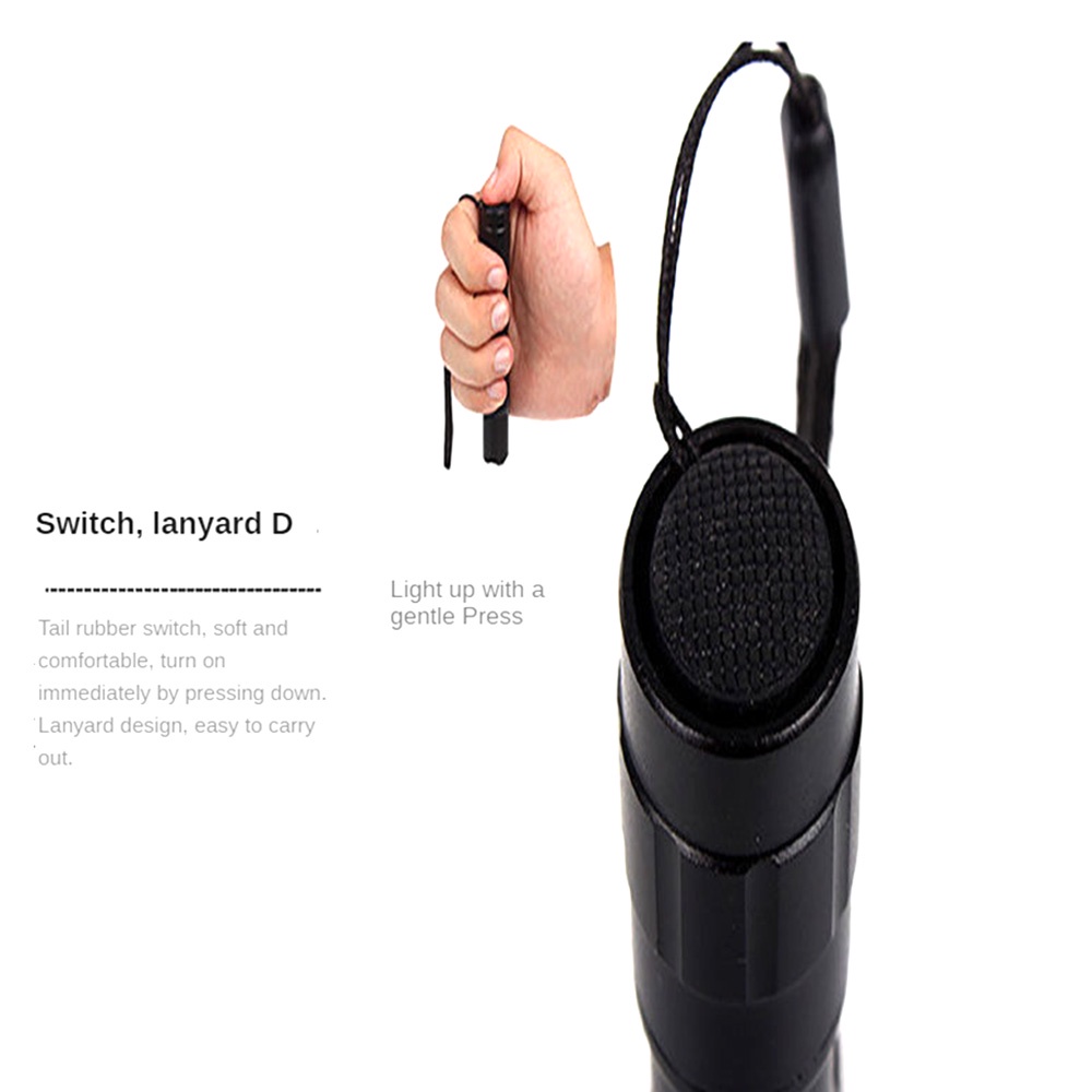 Đèn pin mini AA, làm bằng hợp kim nhôm cao cấp