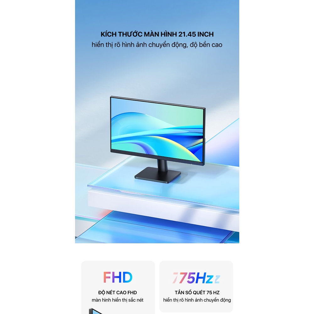 Màn Hình Máy Tính 22 inch Xiaomi Redmi RMMNT215NF 21.45″ FHD Monitor, Cổng Kết Nối VGA, HDMI - Minh Tín Shop | BigBuy360 - bigbuy360.vn