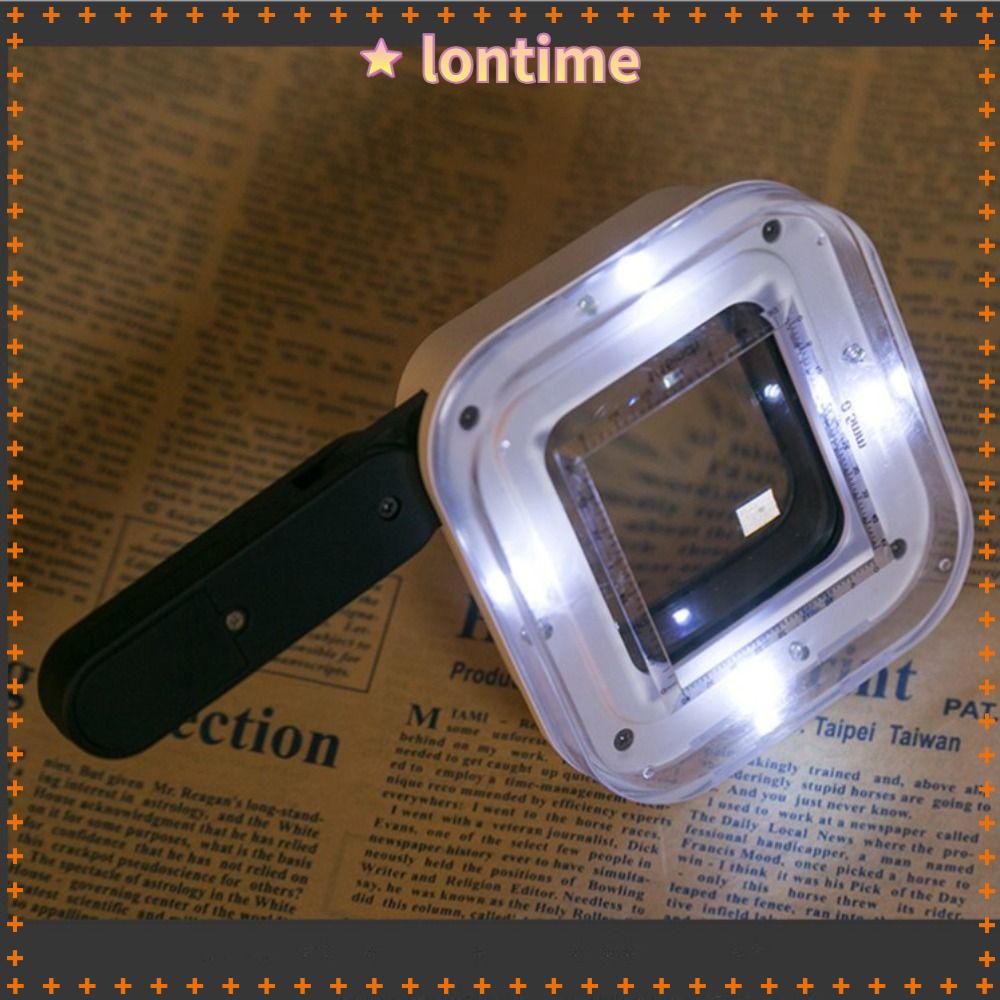 LONTIME Kính Lúp Đọc Sách 10x 15x 20x Gấp Gọn Tiện Dụng