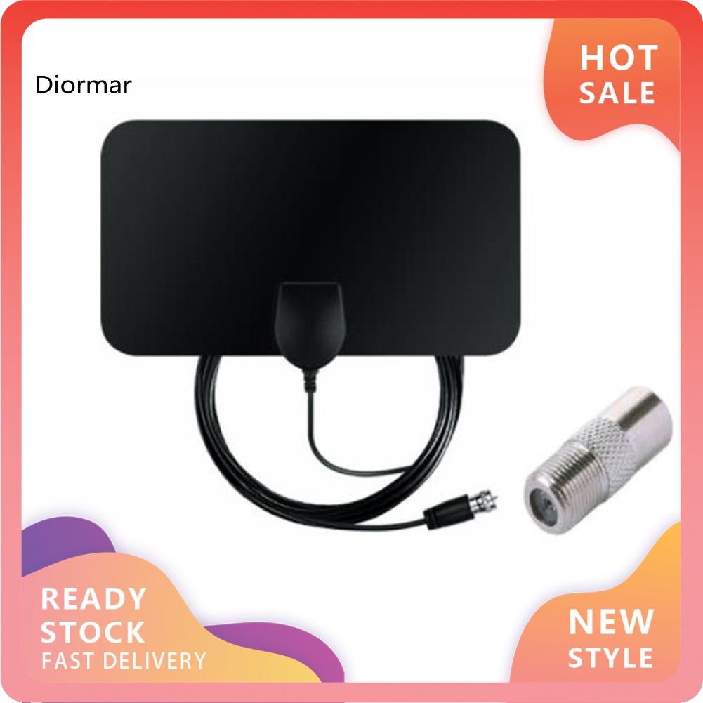 Ăng Ten TV Trong Nhà Độ Phân Giải Cao Phạm Vi 50 Dặm 20dBi DVB-T2 1080P