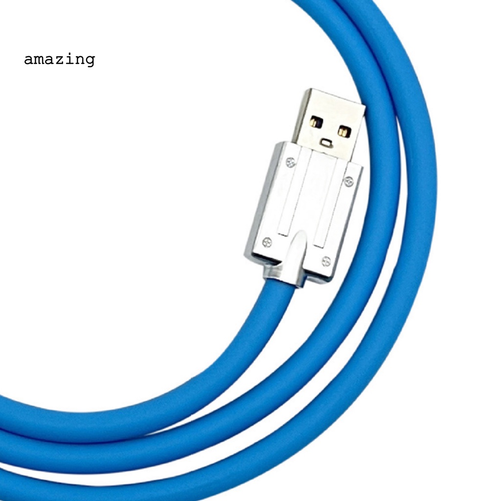Dây Cáp Sạc Nhanh Type-C Chống Rối Chống Đứt Gãy An Toàn Với Đèn Báo Cho Gia Đình