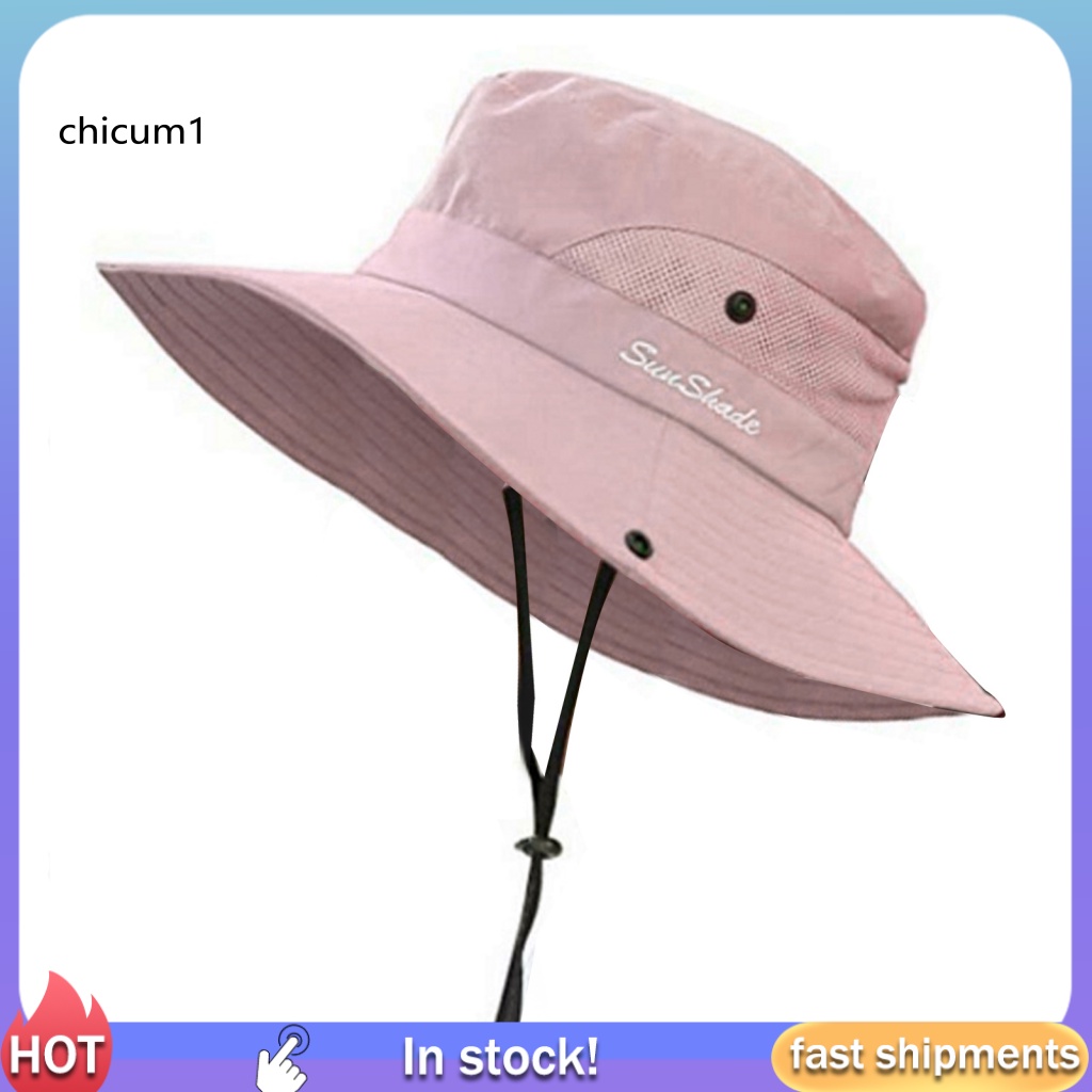 Mũ Bucket Màu Sắc Tương Phản Chống Nắng Có Thể Gập Lại Dành Cho Nam Và Nữ