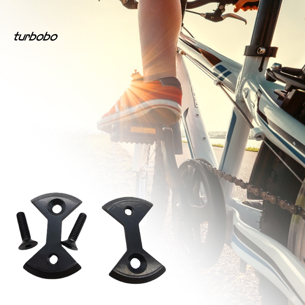 Set 2 Tấm Khóa Pê Đan Bằng Hợp Kim Titan Thay Thế Cho Xe Đạp Leo Núi