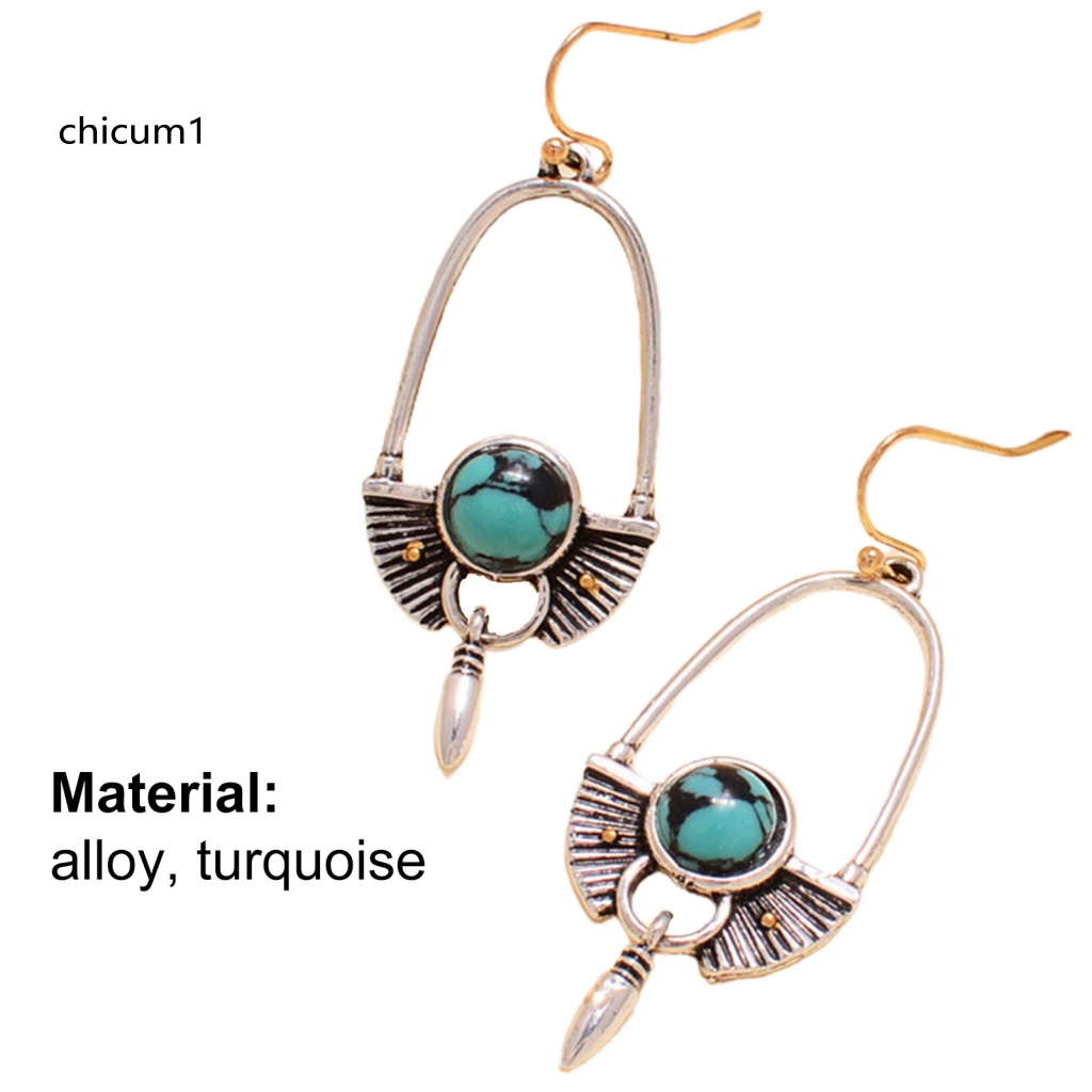 1 Cặp Khuyên Tai Nữ Trang Dáng Dài Phong Cách Bohemian