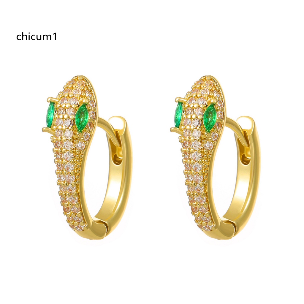 1 Cặp Bông Tai Kim Loại Lấp Lánh Chống Oxy Hóa Màu Sắc Đơn Giản Sáng Tạo Dành Cho Nữ