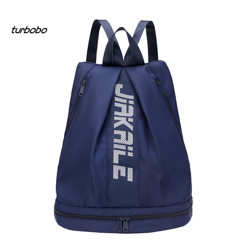 Turbobo Ba Lô Thể Thao Có Ngăn Đựng Giày Với Dây Khóa Kéo Sức Chứa Lớn Có Thể Điều Chỉnh Cho Nữ
