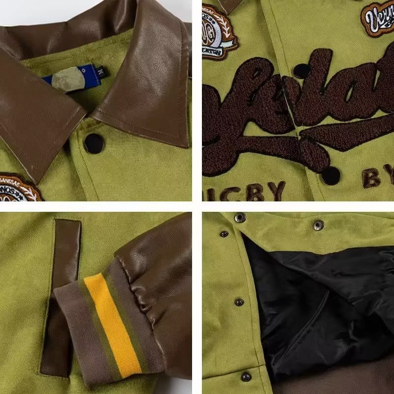 Áo Khoác Bóng Chày Dài Tay Thời Trang Hip Hop Cá Tính Dành Cho Nam Và Nữ