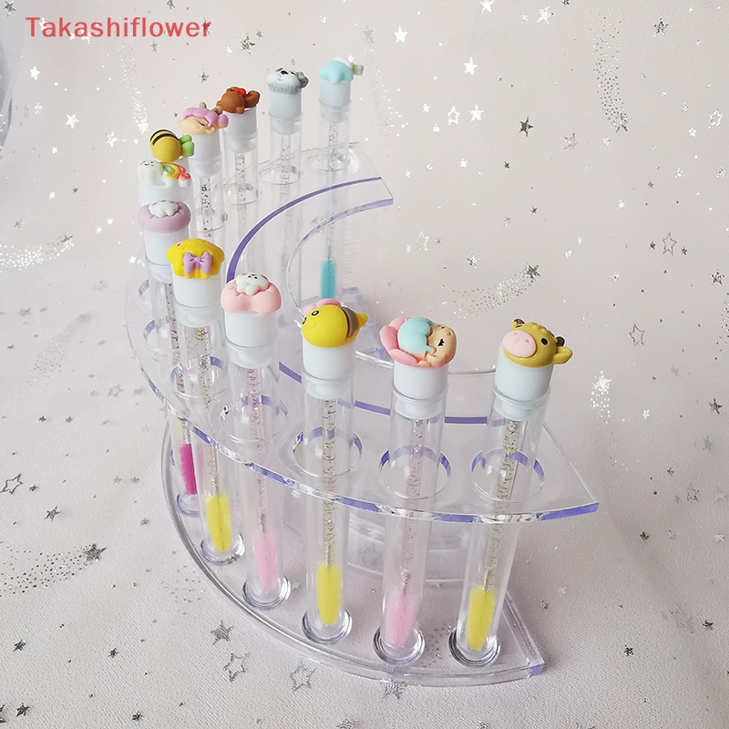 Giá Đỡ Cọ Trang Điểm Lông Mày / Môi Bằng Acrylic Tiện Dụng