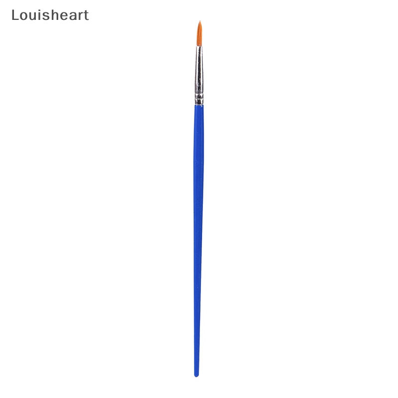 Set 10 Cọ Vẽ Màu Nước Đầu Tròn Bằng Nhựa Acrylic Louisheart Set 10 Cọ Vẽ Tranh Đầu Tròn Bằng Nylon Set 10 / 10 Khẩu Trang Rounn