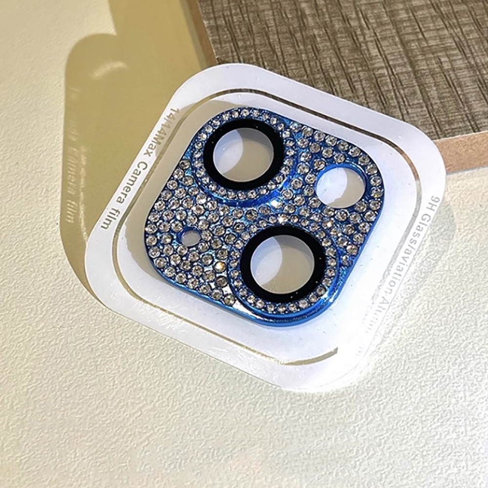 Ốp Điện Thoại Đính Đá Lấp Lánh Sang Trọng Chống Sốc Bảo Vệ Ống Kính Máy Ảnh Cho iphone 14 13 12 11 Pro Max