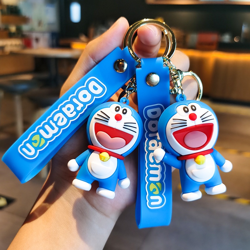 Móc Khóa Silicon Hình Doraemon Xinh Xắn Dành Cho Cặp Đôi