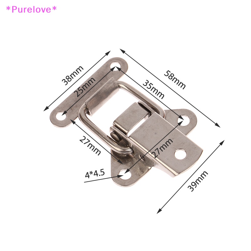 1 Chốt Khóa Hộp / Dây Đeo Túi Xách Bằng Thép Không Gỉ 304 Cao Cấp Mới