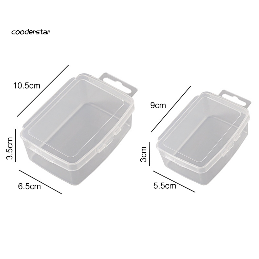 Hộp Đựng Mồi Câu Cá Trong Suốt Gọn Nhẹ Chống Ăn Mòn Đa Năng