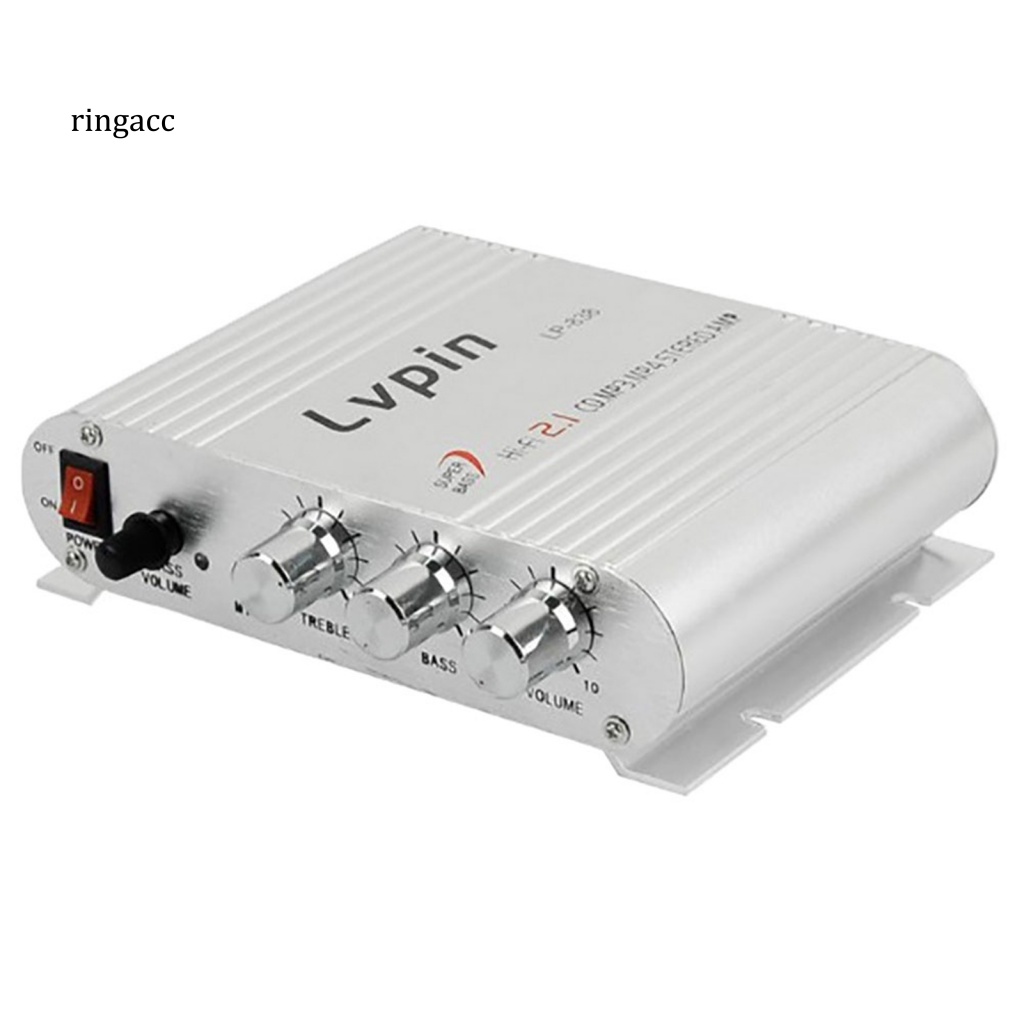 Bộ Khuếch Đại Âm Thanh RGA Lvpin838 Subwoofer 21 Kênh HiFi 12V CD MP3 MP4 Stereo Cho Xe Hơi