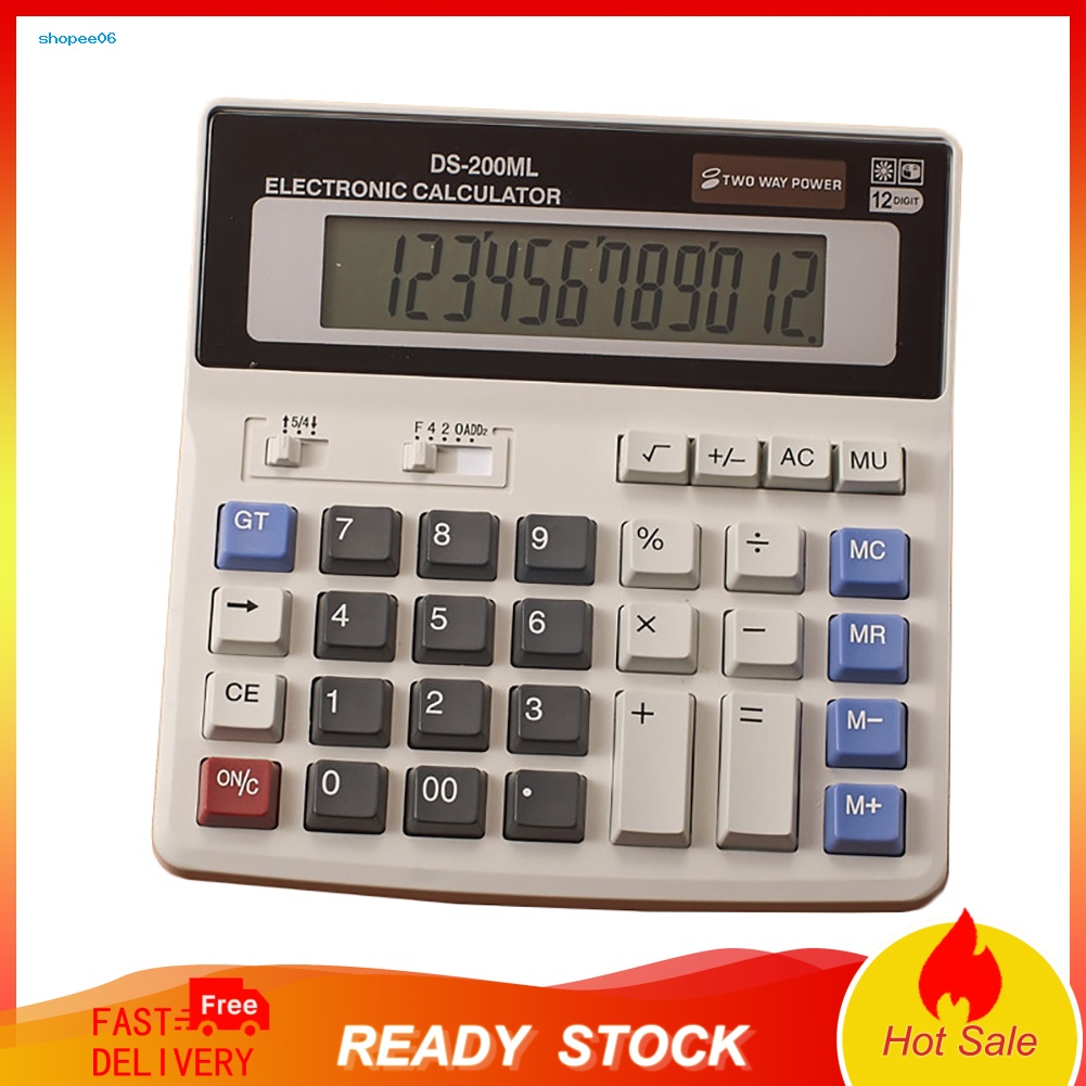 Máy Tính Để Bàn 12 Số Sử Dụng Năng Lượng Mặt Trời