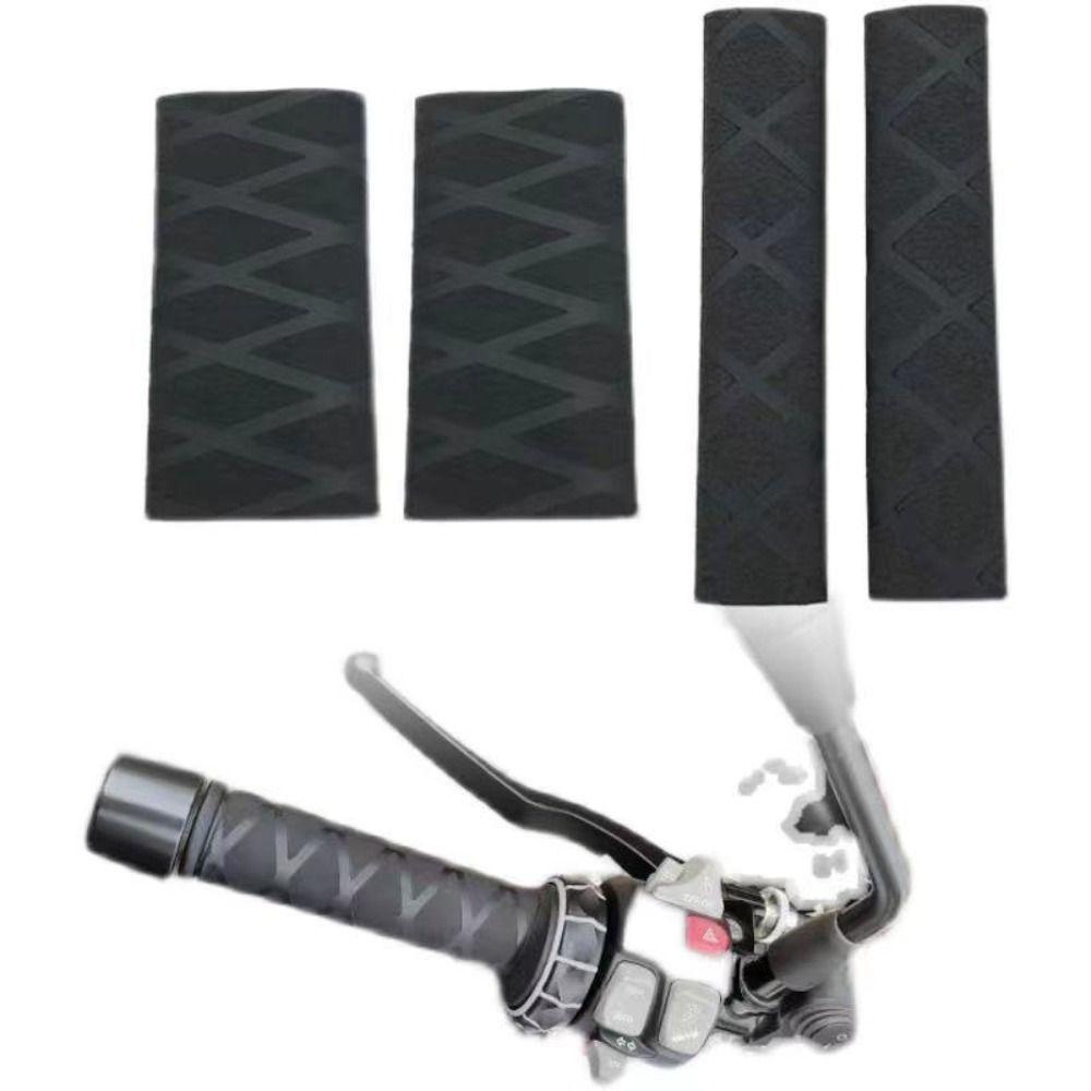SUYO 1 Cặp Vỏ Bọc Tay Lái Xe Máy ATV Bằng Cao Su Co Nhiệt Chống Trượt R1250GS / ADV / 1200GS