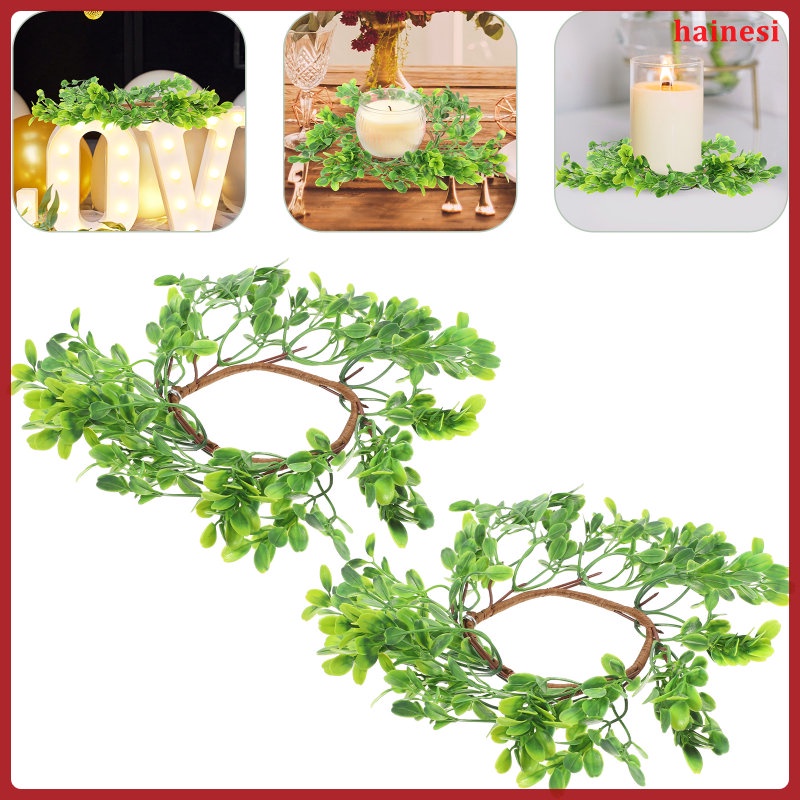 Set 2 Nến Hình Chiếc Lá Mini Trang Trí Phong Cảnh