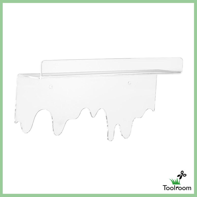 Kệ Nhựa Acrylic Trong Suốt 12 "Gắn Tường Đựng Sách Cho Bé