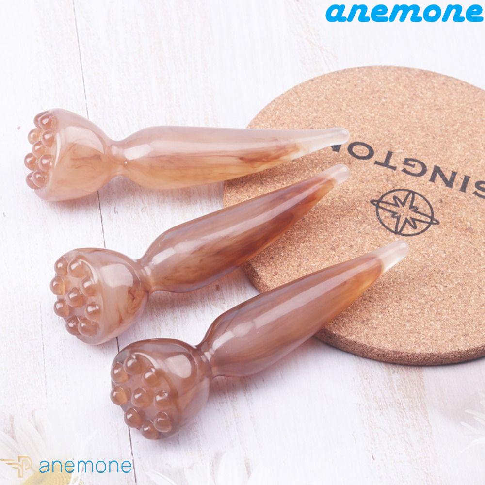 ANEMONE Gậy Mát Xa Mặt Bằng Nhựa Resin Hình Hoa Sen Cho Salon Làm Đẹp