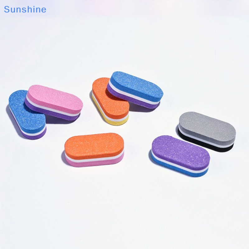 Set 10 Bông Xốp Dũa Móng Mini Tiện Dụng