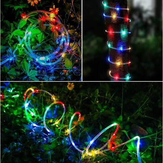 Dây Đèn Led 100 Bóng 12M Sử Dụng Năng Lượng Mặt Trời