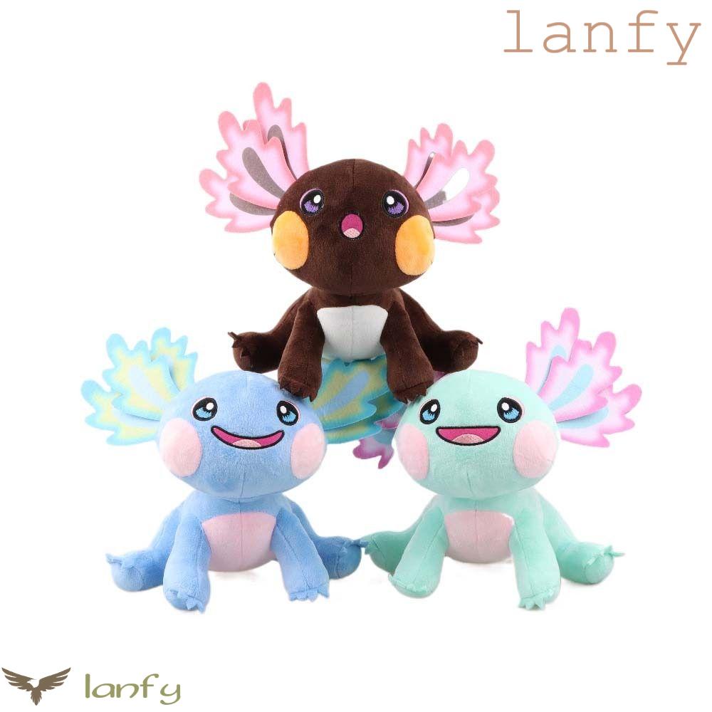 LANFY Đồ chơi nhồi bông Axolotl Trang Trí Đáng Yêu
