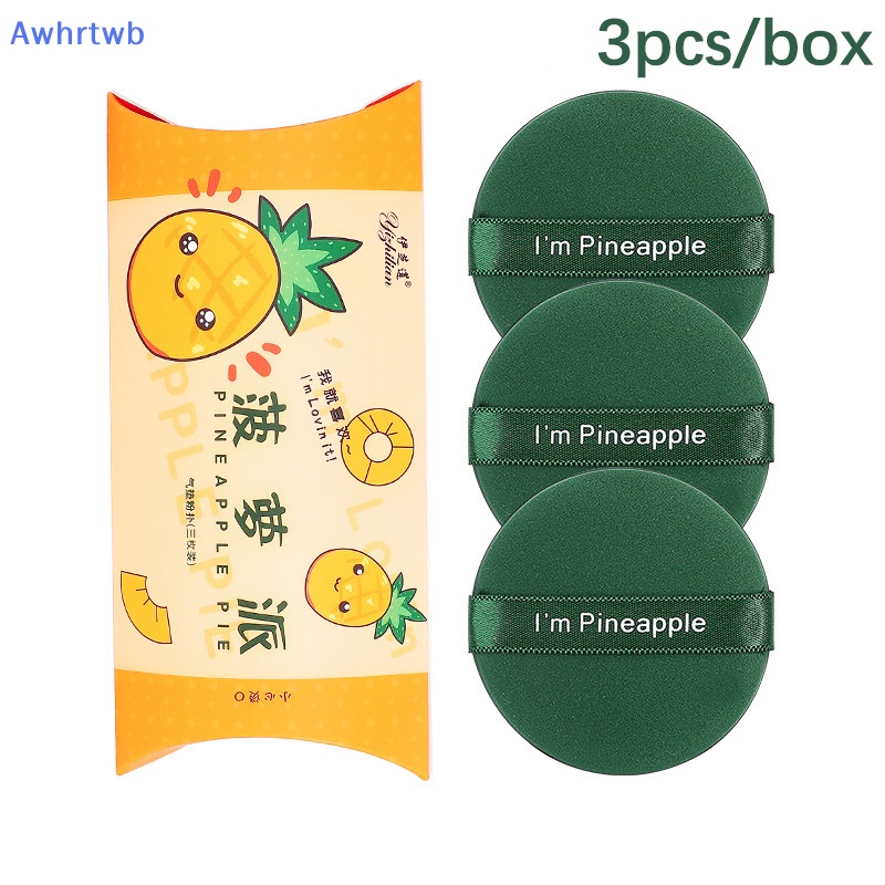 Set 1 / 3 Mút Trang Điểm Awhrtwb Mềm Mại Đàn Hồi Cao Không Ăn Phấn Ướt Và Khô Mới