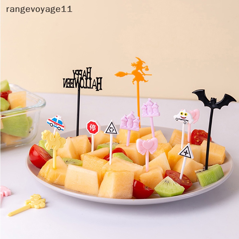 Nĩa Ăn Trái Cây Bằng Nhựa Hình Hoạt Hình Sáng Tạo