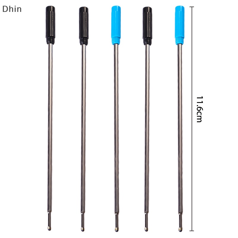 [Dhin] 10 Pcs/lot Rotag Metal Pen Refill Special Ballpoint Pen Refill Rod Cartridge COD