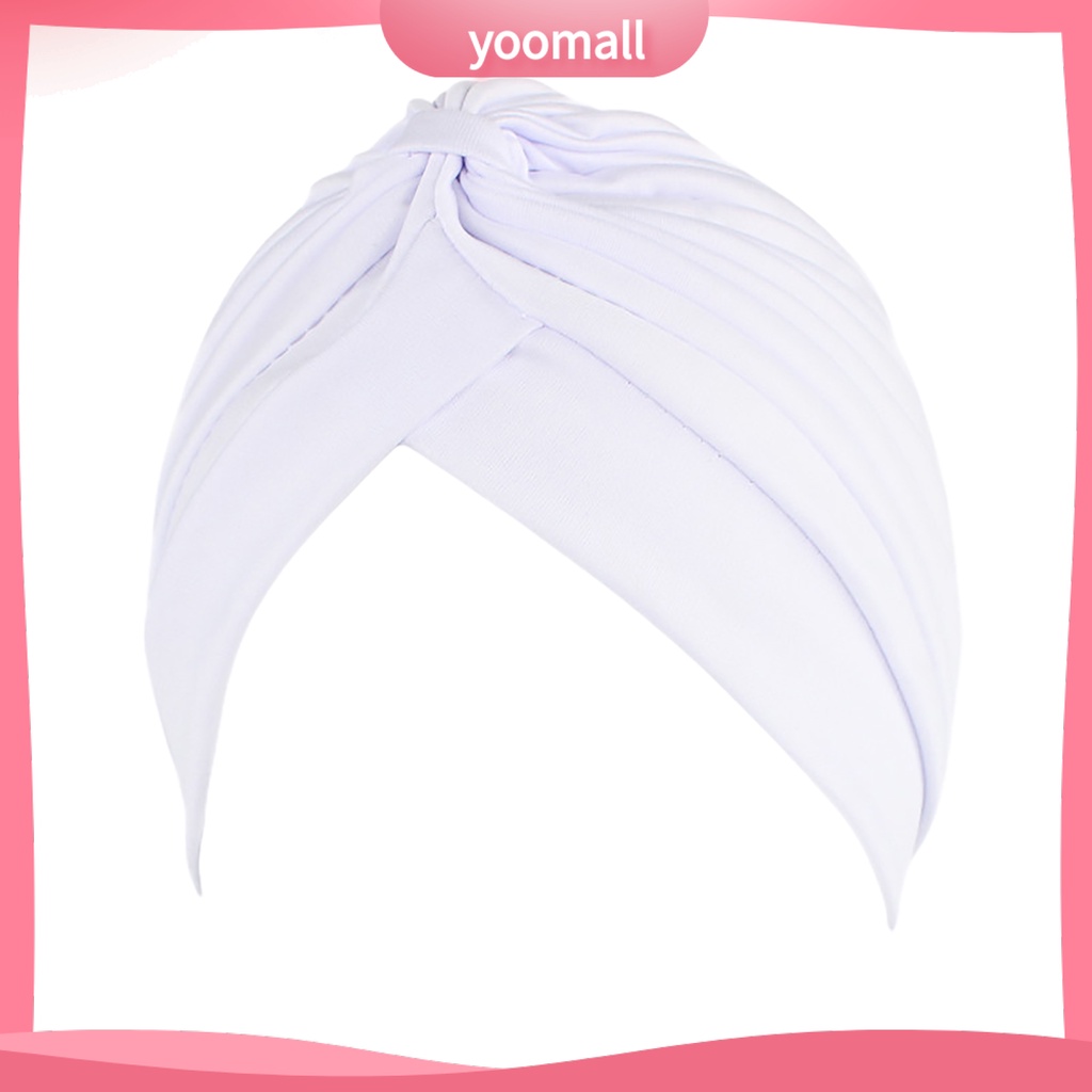 Mũ Len Trùm Đầu Màu Trơn Phối Bèo Thời Trang Unisex