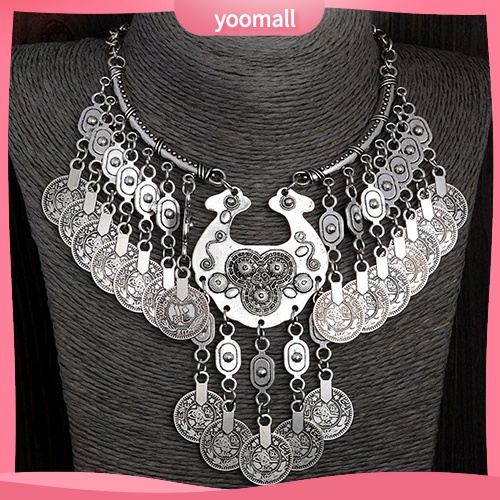 [YM] Vòng Cổ Choker Phong Cách Bộ Lạc Bohemian Cổ Điển Dành Cho Nữ