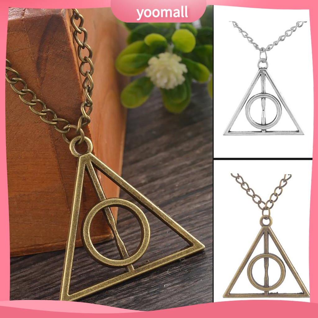 Vòng cổ Mặt Hình Tam Giác Rỗng Phong Cách Vintage Tinh Tế Cho Cuộc Sống Hàng Ngày