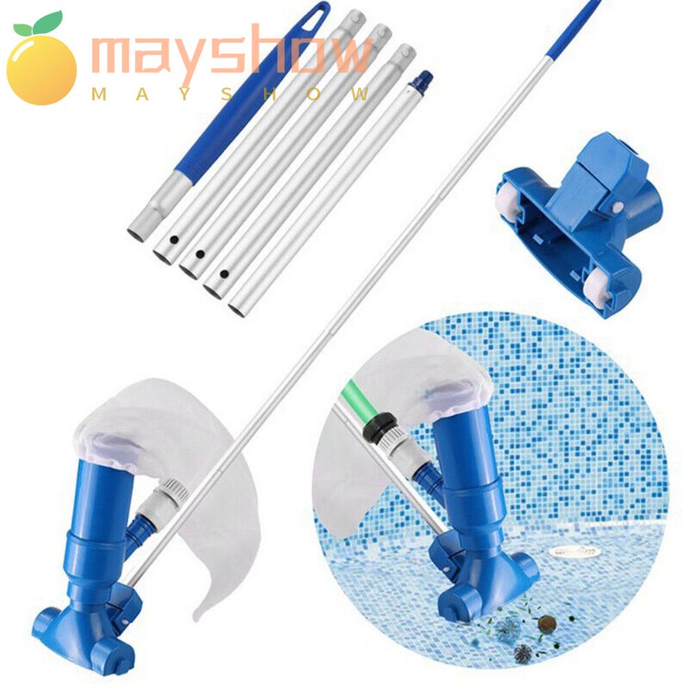 MAYSHOW Bộ Dụng Cụ Đầu Nối Nhanh Và Bàn Chải Vệ Sinh Bể bơi Kèm Túi Lưới Tiện Dụng