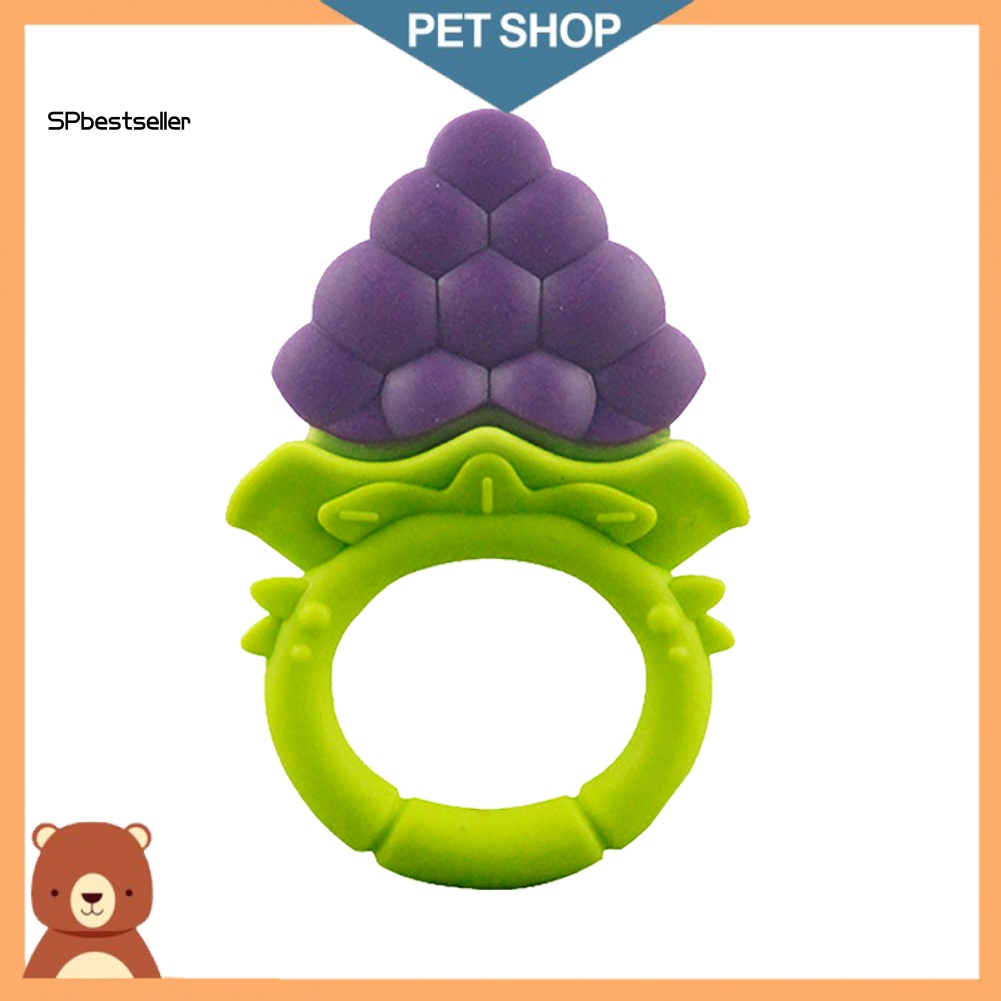 Đồ Chơi Nhai Cắn Hình Trái Cây Bằng Silicone Cho Bé