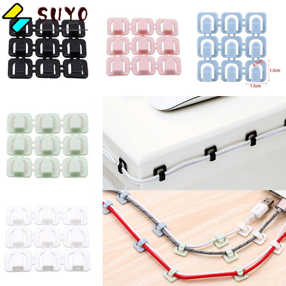SUYO Set 18 Kẹp Cố Định Dây Cáp Tiện Lợi