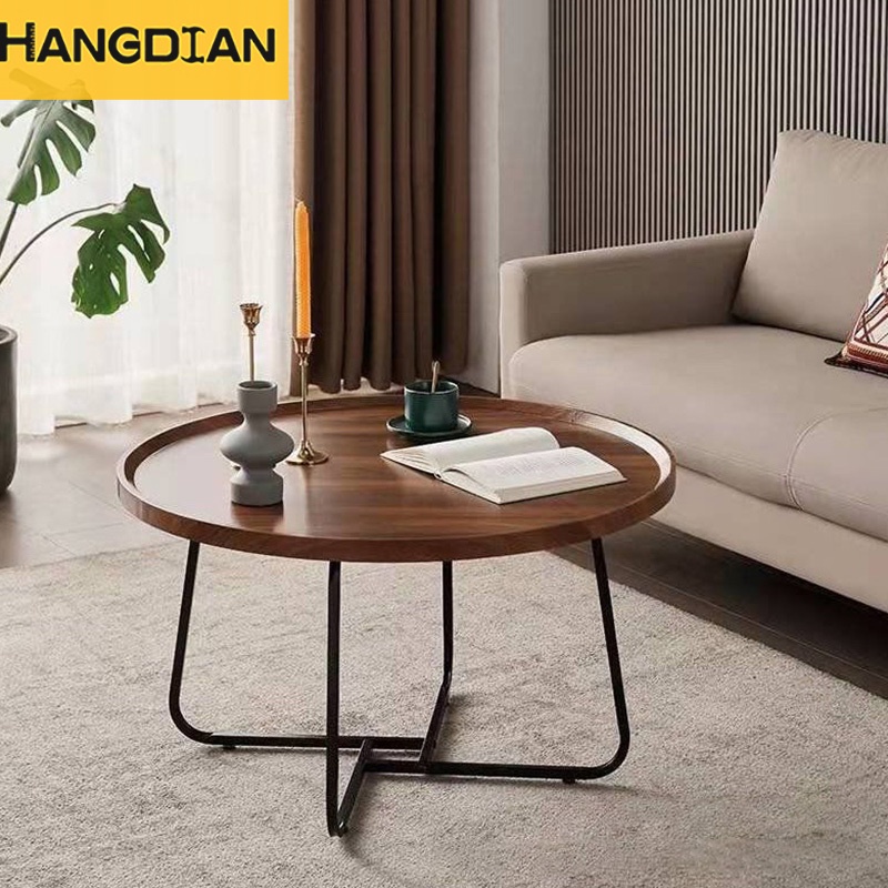 Bàn Cà Phê Hình Tròn Nhỏ Đơn Giản Hiện Đại Sáng Tạo Trang Trí Phòng Khách / Khách Sạn