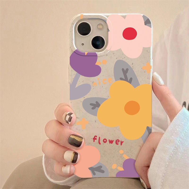 Ốp Điện Thoại Mềm Chống Sốc In Họa Tiết Hoa Vàng 13 Kiểu Đơn Giản Cho Iphone 11 7Plus 12 814Pro