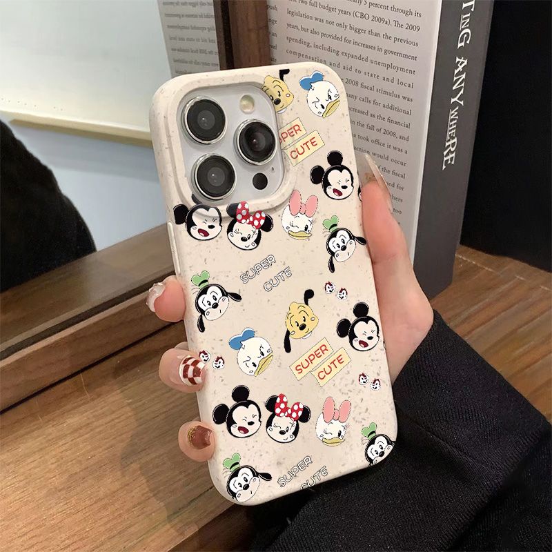 Ốp Điện Thoại Dẻo Họa Tiết Hoạt Hình Disney Dễ Thương Chống Sốc Cho iPhone12 plus 4YL1 13 714pro 11 8max