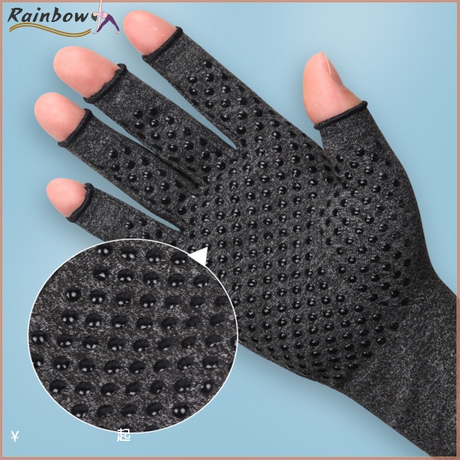 1 Đôi Găng Tay Nửa Ngón Chống Trượt Thoáng Khí Thoải Mái