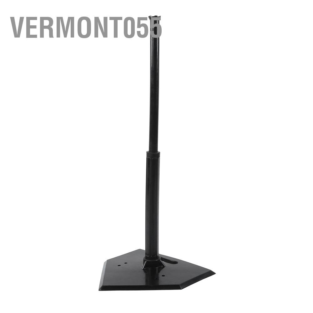 Vermont055 Bóng chày có thể điều chỉnh mềm Tee Đứng Thực hành Huấn luyện Đánh Phụ kiện