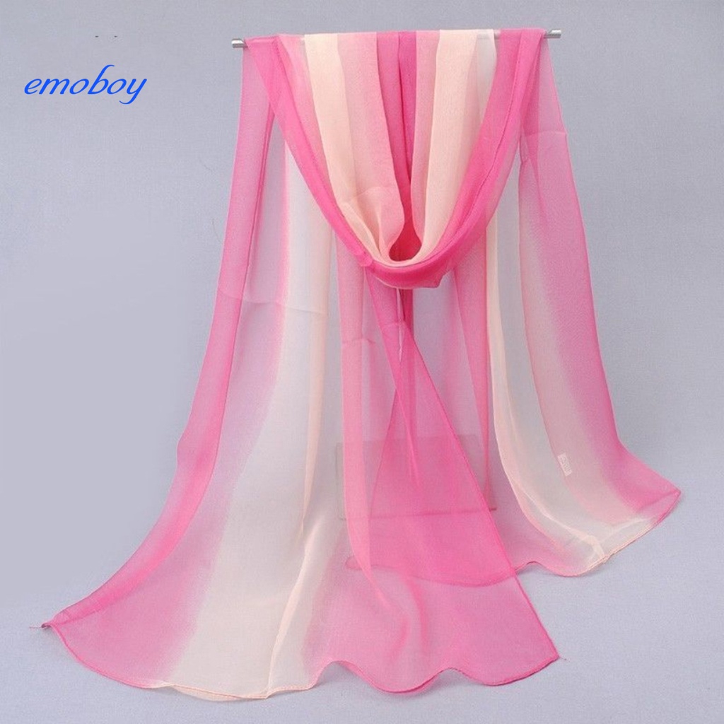 Khăn lụa emoboy trọng lượng nhẹ khăn voan nữ cầm tay thực tế cho trang phục hàng ngày